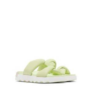 Sorel Women's Green Viibe Twist Slide Sandal